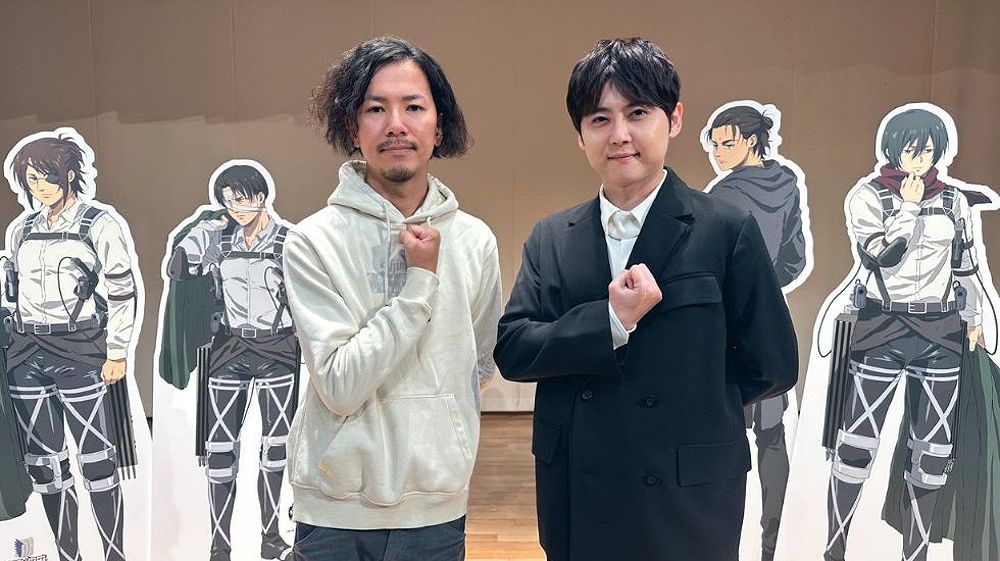 Voice Actor Yuki Kaji And Attack On Titan Creator Hajime Isayama ...